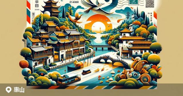 惠山区邮政编码分布图