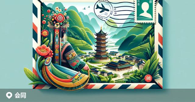 会同县邮政编码分布图