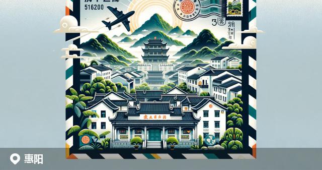 惠阳区邮政编码分布图