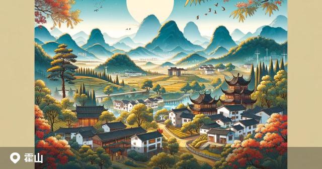 霍山县邮政编码分布图
