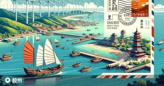 胶州市邮政编码分布图