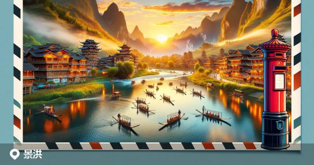 景洪市邮政编码分布图