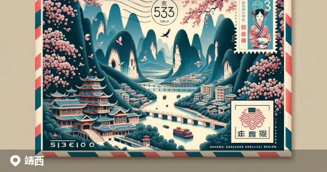 靖西县邮政编码分布图