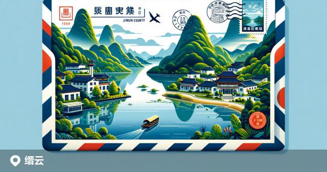 缙云县邮政编码分布图
