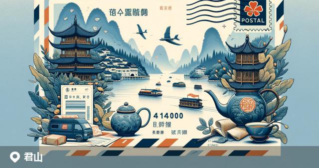 君山区邮政编码分布图