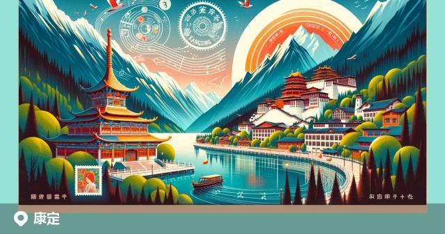 康定县邮政编码分布图