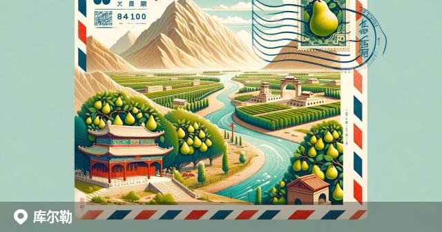 库尔勒市邮政编码分布图