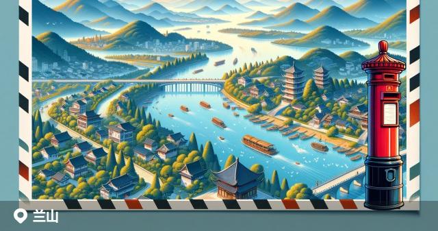 兰山区邮政编码分布图