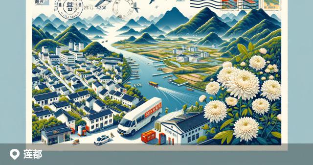 莲都区邮政编码分布图