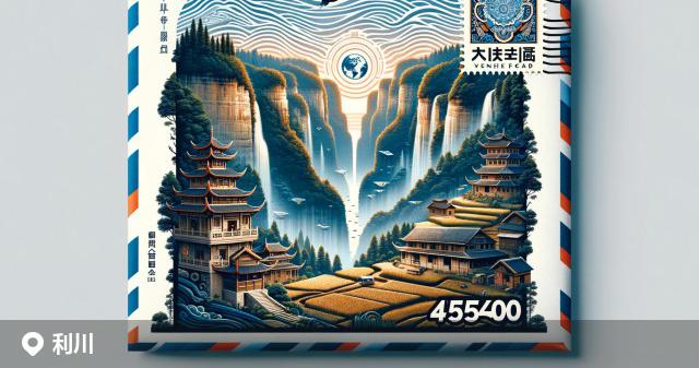 利川市邮政编码分布图