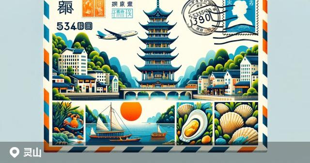 灵山县邮政编码分布图