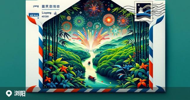 浏阳市邮政编码分布图