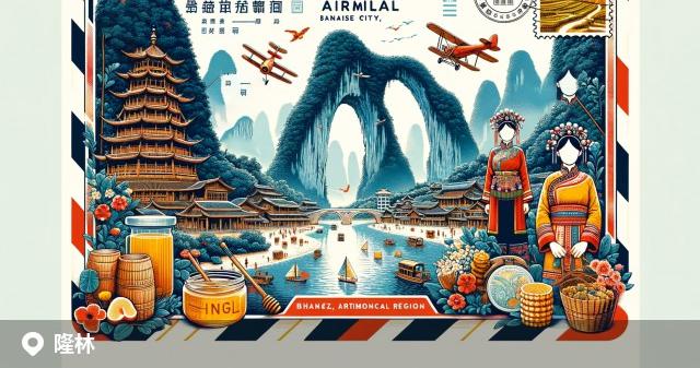 隆林各族自治县邮政编码分布图