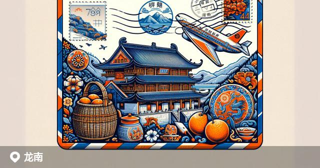 龙南县邮政编码分布图