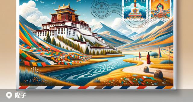 隆子县邮政编码分布图