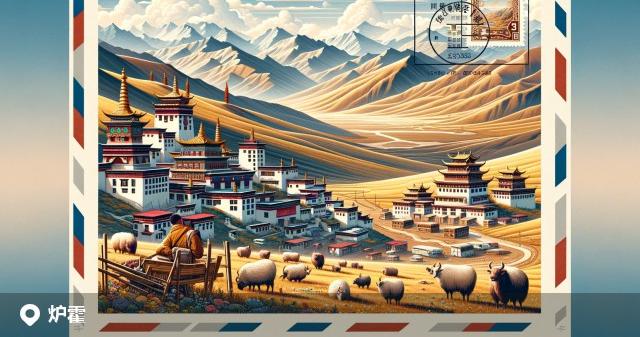 炉霍县邮政编码分布图
