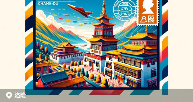 洛隆县邮政编码分布图