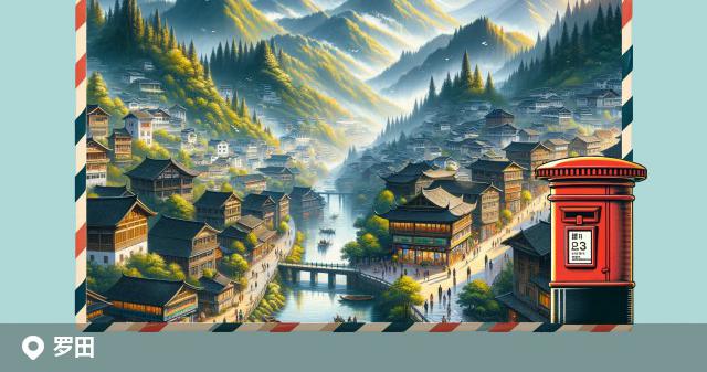 罗田县邮政编码分布图