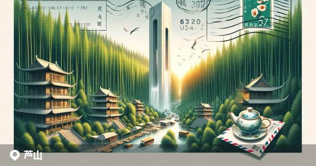 芦山县邮政编码分布图