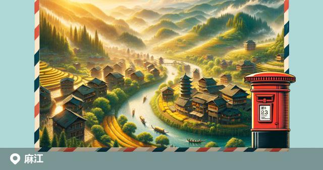 麻江县邮政编码分布图