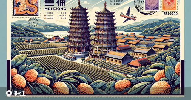 梅江区邮政编码分布图