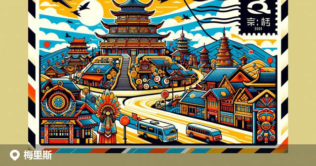 梅里斯达斡尔族区邮政编码分布图