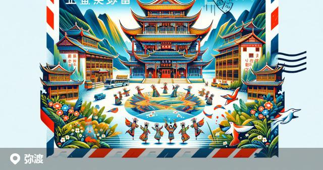 弥渡县邮政编码分布图