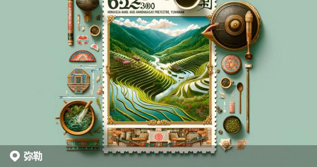 弥勒县邮政编码分布图