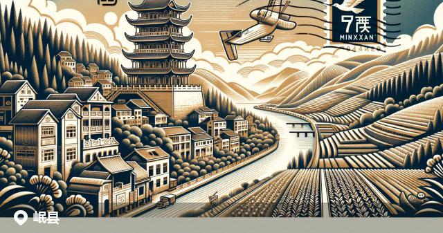 岷县邮政编码分布图