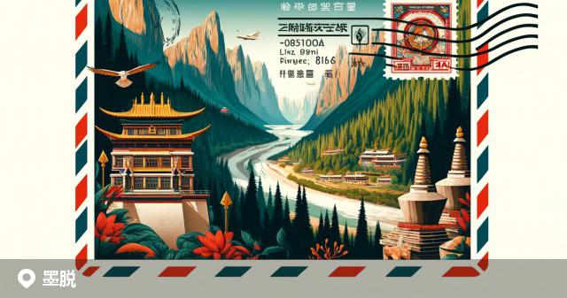 墨脱县邮政编码分布图