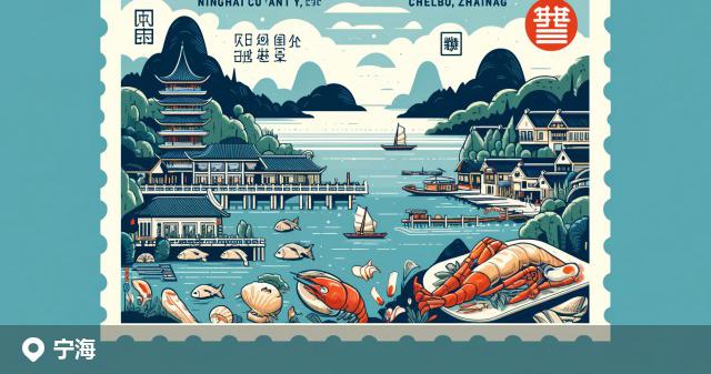 宁海县邮政编码分布图