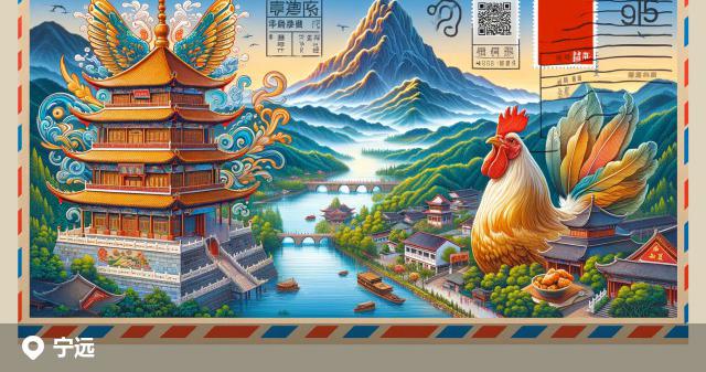 宁远县邮政编码分布图