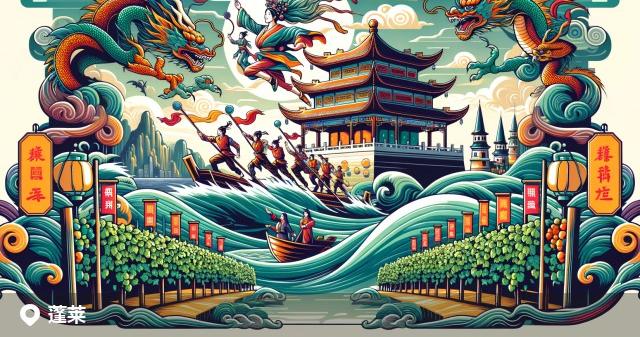 蓬莱市邮政编码分布图