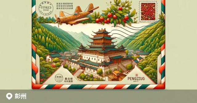 彭州市邮政编码分布图