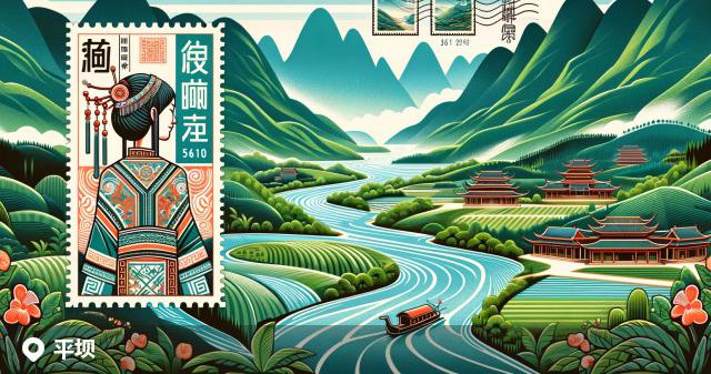 平坝县邮政编码分布图