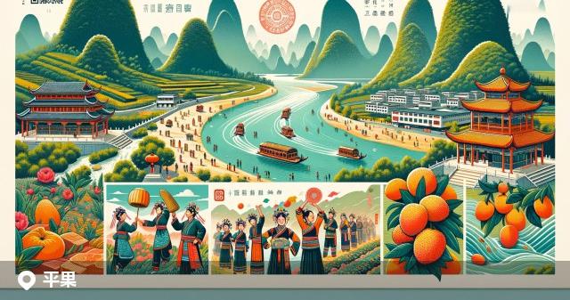 平果县邮政编码分布图