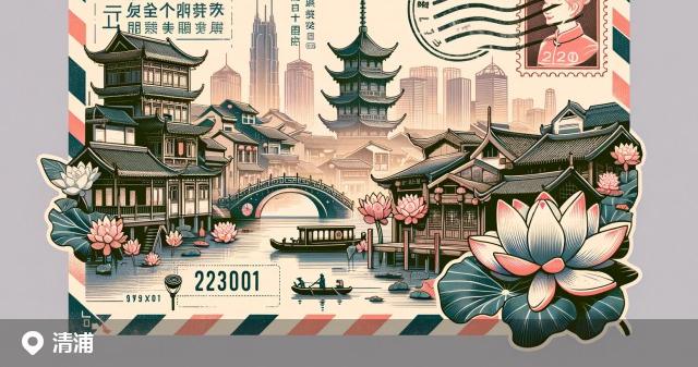 清浦区邮政编码分布图