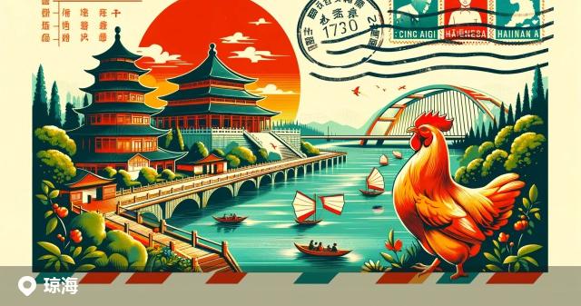 琼海市邮政编码分布图