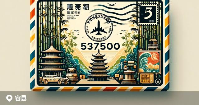 容县邮政编码分布图