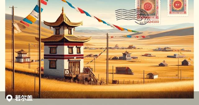 若尔盖县邮政编码分布图