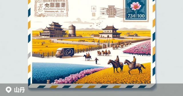 山丹县邮政编码分布图