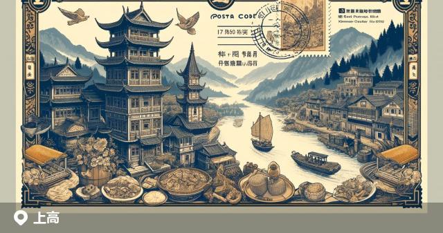 上高县邮政编码分布图