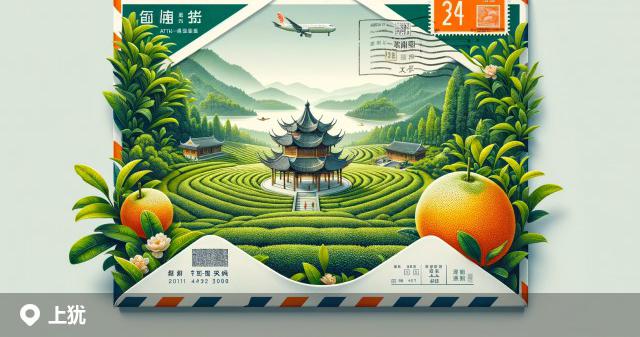上犹县邮政编码分布图