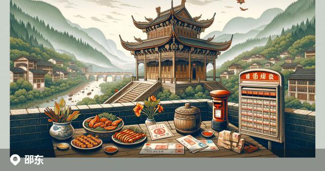 邵东县邮政编码分布图