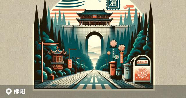 邵阳县邮政编码分布图