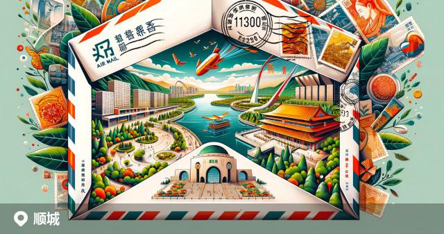顺城区邮政编码分布图