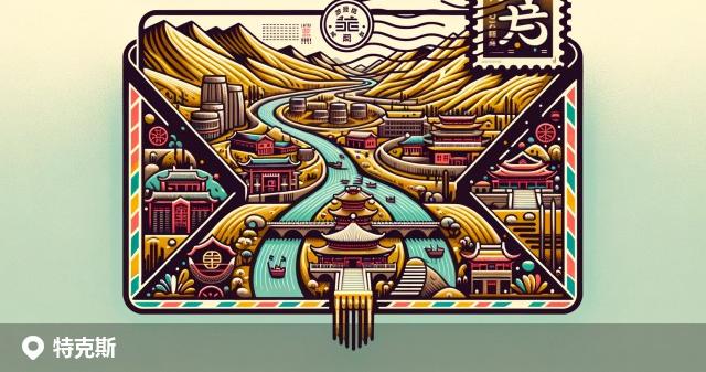 特克斯县邮政编码分布图