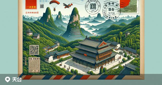 天台县邮政编码分布图