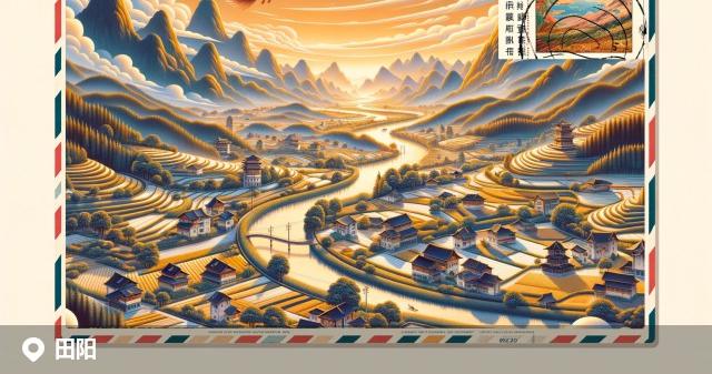 田阳县邮政编码分布图