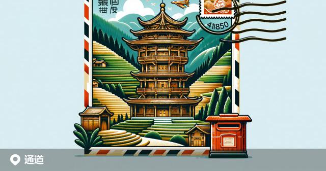 通道侗族自治县邮政编码分布图